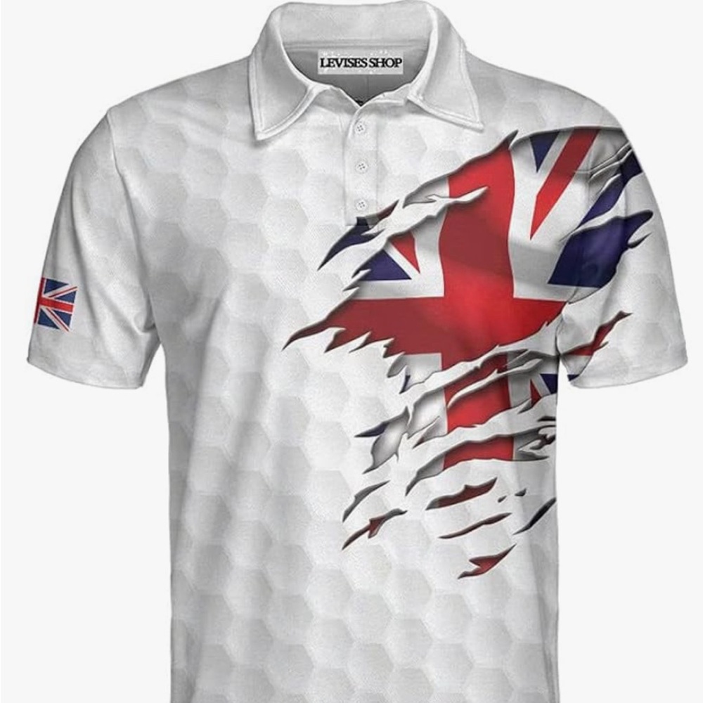 Great Britain golf polo shirt 3XL brand new never used